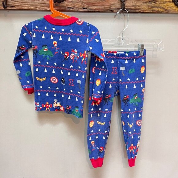 Hanna Andersson Marvel‎ Kids Pajama Set US 4 100% Organic Cotton - Picture 5 of 5